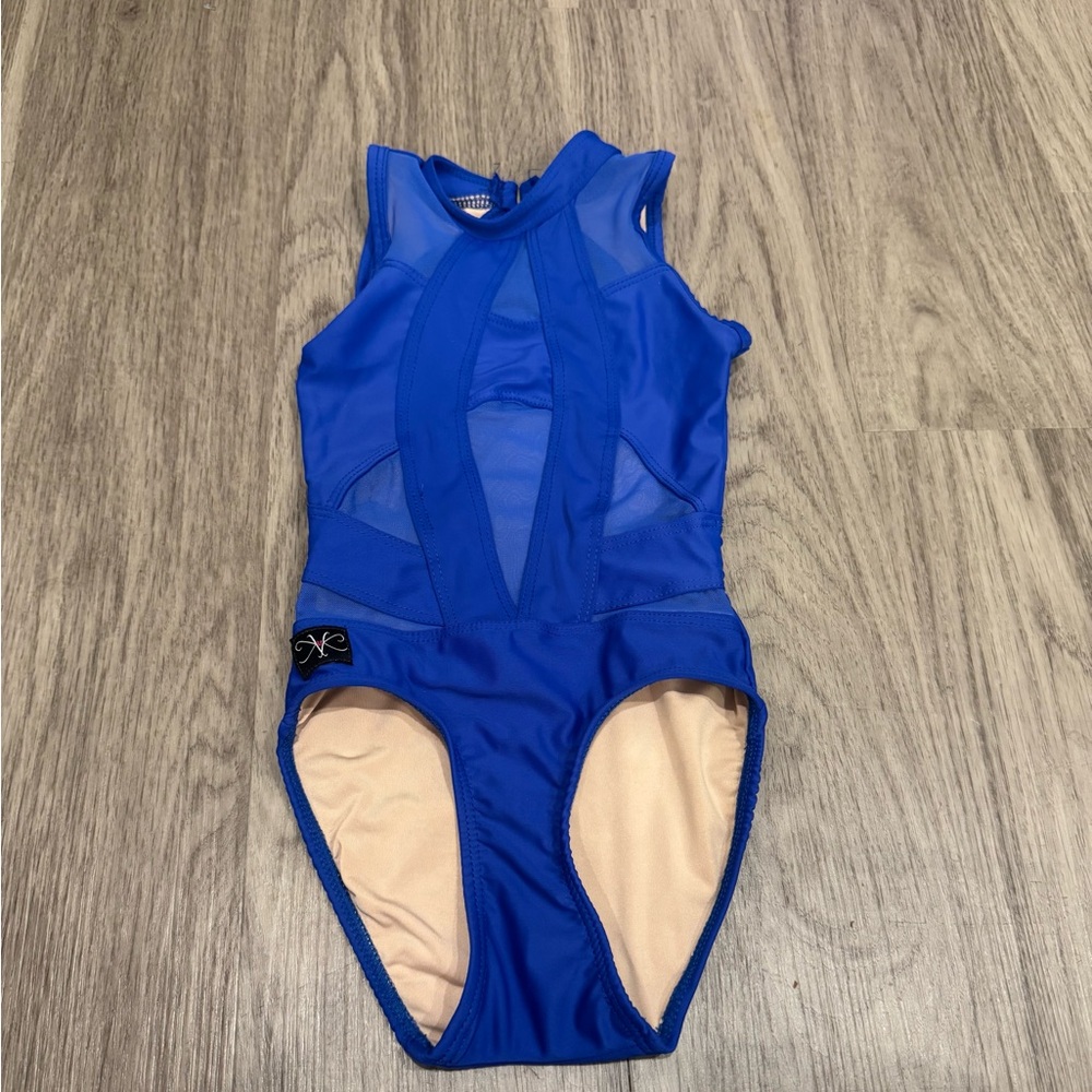 Kandi Kouture blue Omega leotard